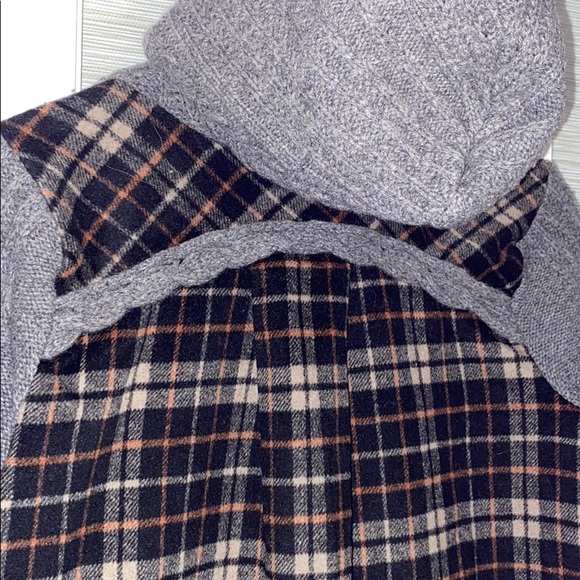 Anthropologie zip up hooded sweater - Sz L - Picture 5 of 8